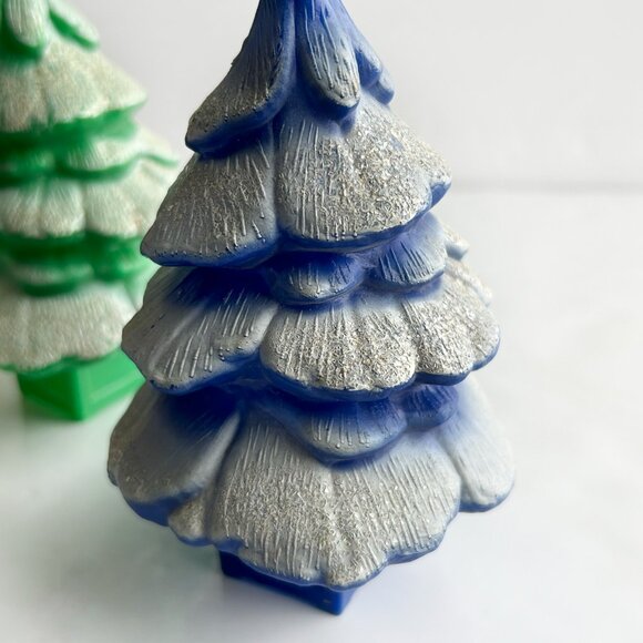 Vintage 5" Plastic Blow Mold Christmas Trees - Picture 6 of 9